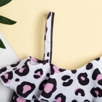 Купальник для девочки KAFTAN &laquo;Леопард&raquo;, белый, рост 98-104 (30)