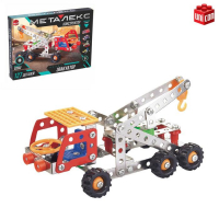 Конструктор металлический &laquo;Эвакуатор&raquo;, 127 деталей