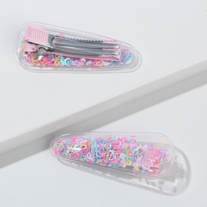 Заколки для волос &laquo;Девочка-конфетка&raquo;, 2 шт.