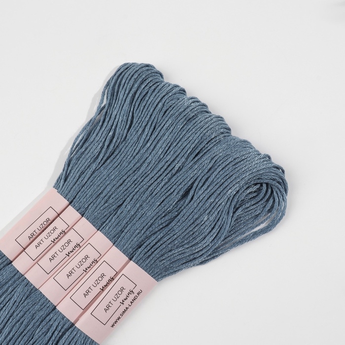 Набор ниток мулине №931, 8 ± 1 м, 6 шт, цвет антично-синий Набор ниток мулине №931, 8 ± 1 м, 6 шт, цвет антично-синий