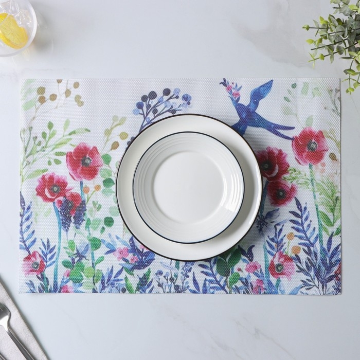 Салфетки сервировочные на стол Доляна &laquo;Мия&raquo;, 4 шт, 30&times;45 см