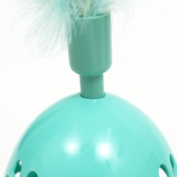 Игрушка-неваляшка "Перьевой фонтан" для кошек, 20 см, микс цветов Игрушка-неваляшка "Перьевой фонтан" для кошек, 20 см, микс цветов