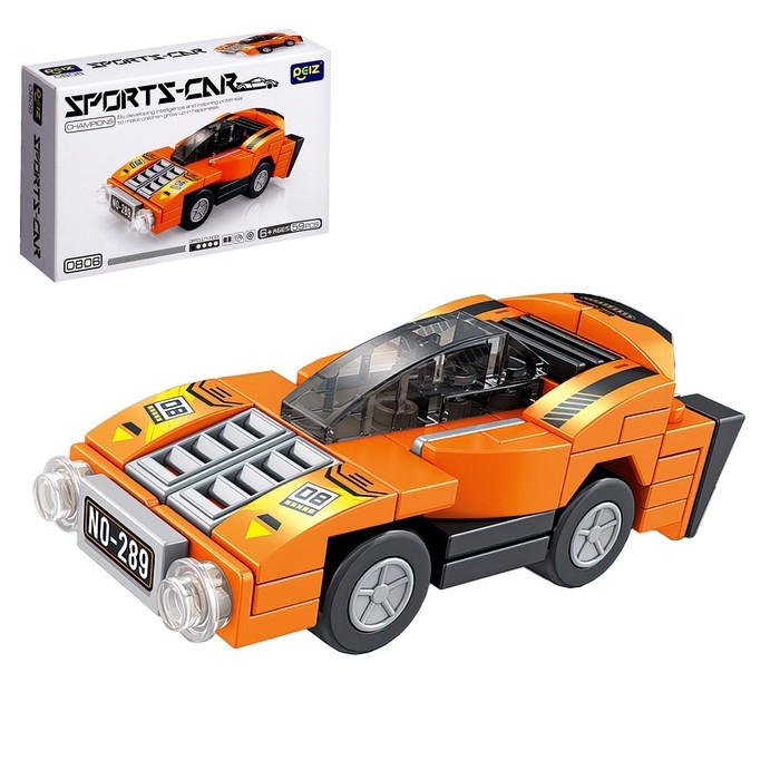 Конструктор Гонка &laquo;Спорткар&raquo;, 59 деталей