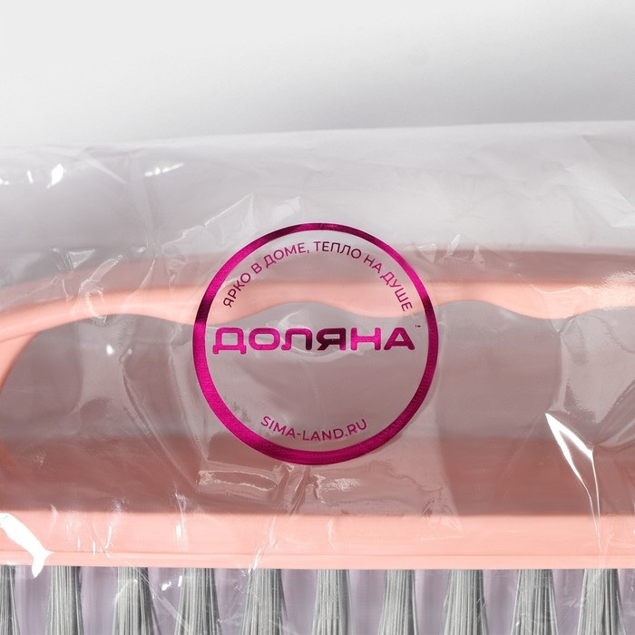 Щётка - утюжок Доляна &laquo;Дельта&raquo;, цельная ручка, 16&times;5&times;6,5 см, цвет МИКС