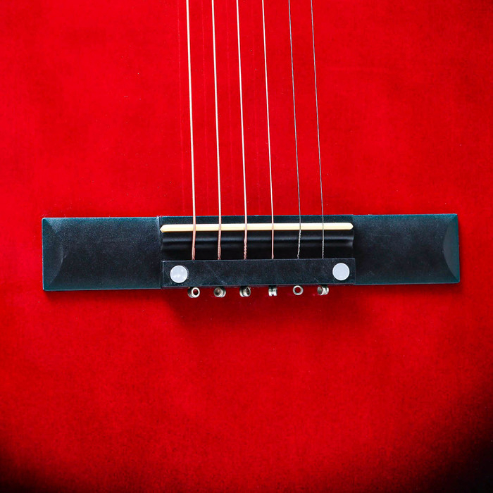 Гитара акустическая Music Life QD-H38Q-JP красная, 6-ти струнная, 97 см Гитара акустическая Music Life QD-H38Q-JP красная, 6-ти струнная, 97 см