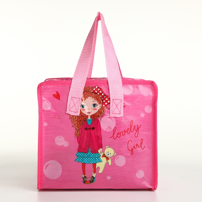 Сумка детская для девочки на молнии, цвет розовый Сумка детская для девочки на молнии, цвет розовый