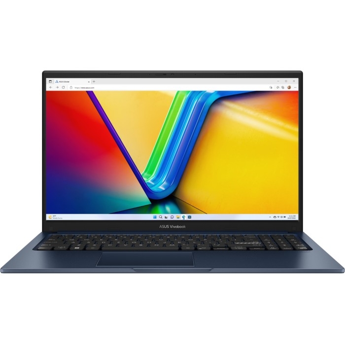 Ноутбук Asus VivoBook X1504ZA, 15.6 Ноутбук Asus VivoBook X1504ZA, 15.6", i3 1215U, 8Гб, SSD 512 Гб, UHD, noOS, синий