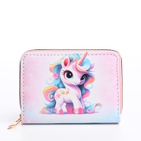 Кошелёк детский на молнии &laquo;Выбражулька&raquo;, цвет розовый