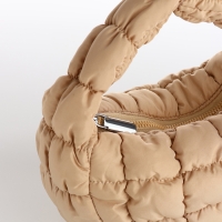 Сумка молодёжная на молнии, цвет бежевый Сумка молодёжная на молнии, цвет бежевый