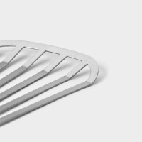 Лопатка Доляна Fargo, 25&times;6,5&times;2 см, нержавеющая сталь, цвет серебряный