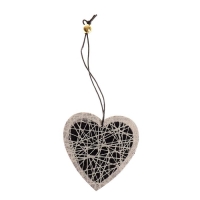 Декоративная подвеска с подсветкой &laquo;Сердце&raquo;, 8 &times; 8 см
