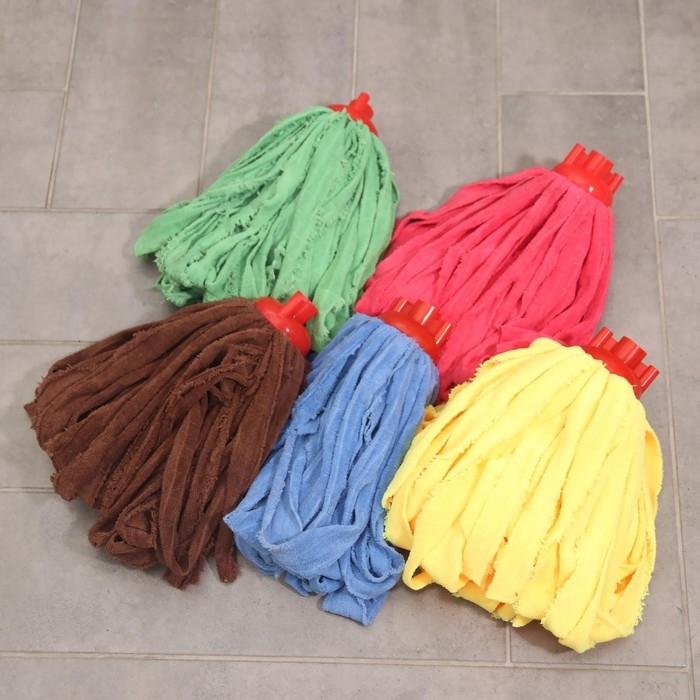 Насадка для швабры ленточная Доляна, микрофибра, 28&times;7&times;7 см, цвет МИКС