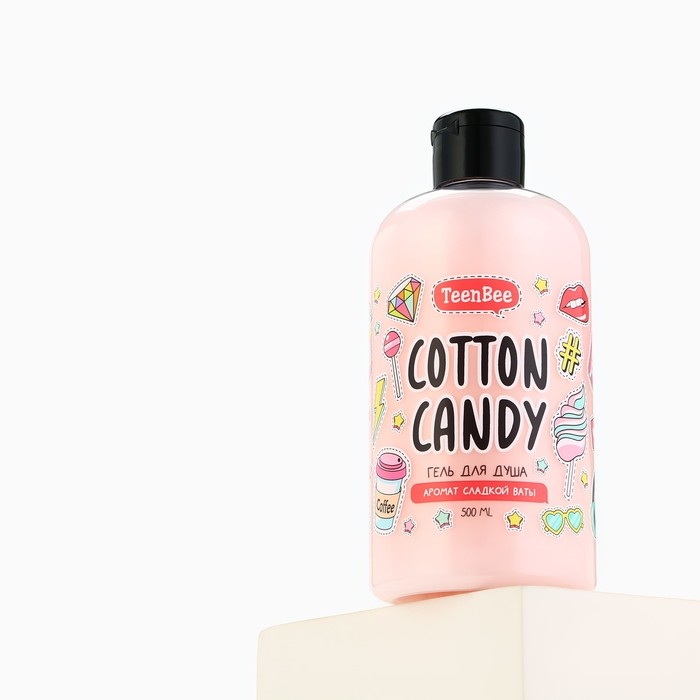 Гель для душа, увлажнение, 500 мл, аромат сладкой ваты, TeenBee Гель для душа, увлажнение, 500 мл, аромат сладкой ваты, TeenBee