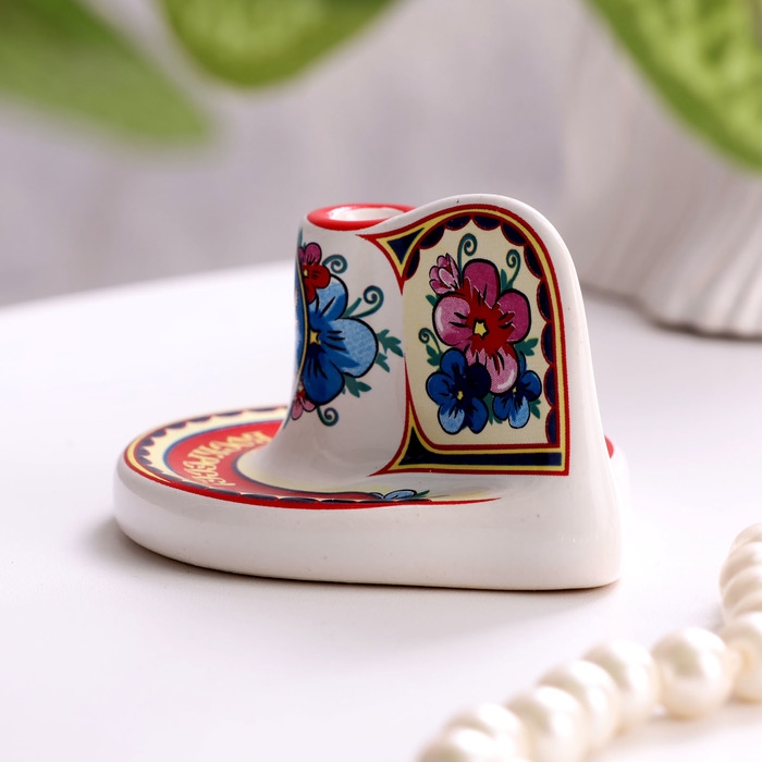 Подсвечник, на блюдце, малый