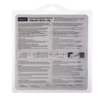 Гибкий неон General 6 &times; 12 мм, IP67, 5 м, SMD2835, 120 LED/м, 9,6 Вт/м, 12 В, свечение тёплое белое