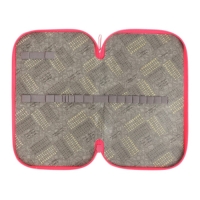 Пенал 2 секции, 125 х 205 х 40 мм, 81П26/2 Calligrata "Бабочки" (объемный 3D-рисунок с эффектом металлика)