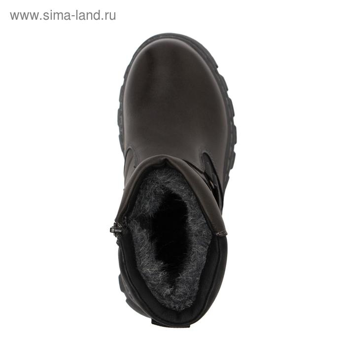 Ботинки зимние детские, цвет коричневый, размер 30