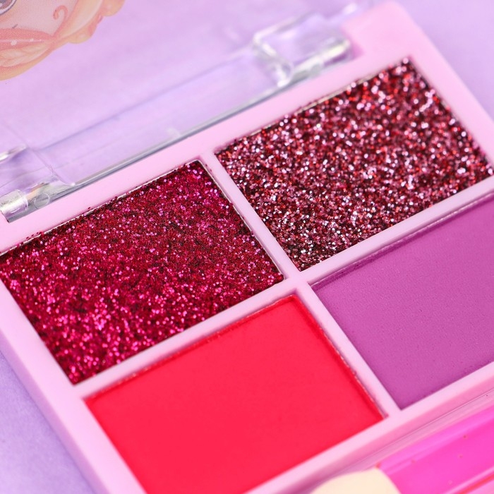 Тени для век детские, 4 цвета Тени для век детские, 4 цвета "Подружки", Сказочный патруль, МИКС