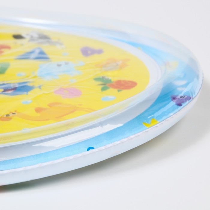 Акваковрик надувной развивающий водный коврик &laquo;Развивашки&raquo;, 65x65 см, Крошка Я