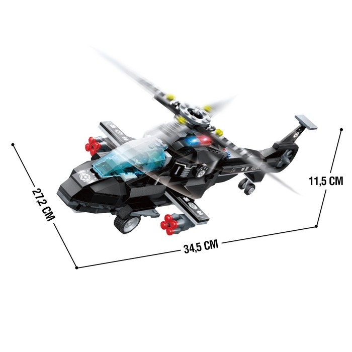 Конструктор Спецназ &laquo;Операция Пиранья&raquo;, 660 деталей