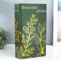 Фотоальбом на 300 фото 10х15 см "Золотые растения" золото 33,5х17,5х5 см Фотоальбом на 300 фото 10х15 см "Золотые растения" золото 33,5х17,5х5 см