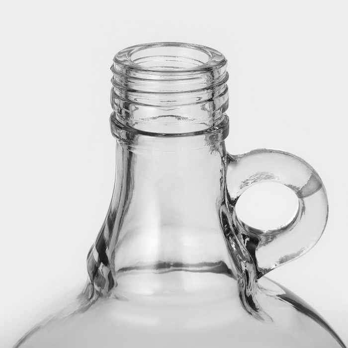 Бутылка стеклянная с ручкой &laquo;Венера&raquo;, 1,49 л