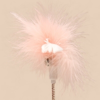 Игрушка-неваляшка "Перьевой взрыв" для кошек, 20 см, голубая Игрушка-неваляшка "Перьевой взрыв" для кошек, 20 см, голубая