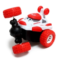 Машинка &laquo;Перевёртыш&raquo;, радиоуправляемая, работает от аккумулятора, цвет красный