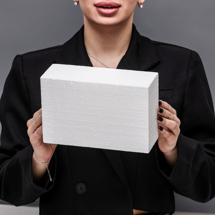 Флористическая основа из пенопласта "Кирпич", 22 х 8 см