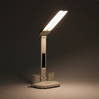 Часы - лампа электронные: календарь, термометр, органайзер, 7 Вт, 40 LED, 3 режима, USB