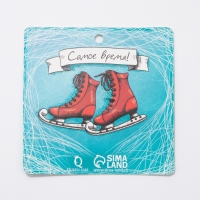 Брошь "Конёк" с цветами, цветная в золоте