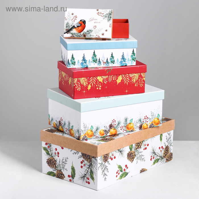 Набор коробок 10 в 1 &laquo;Новогодний&raquo;, 12 х 7 х 4‒32.5 х 20 х 12.5 см 4, Новый год