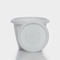 Горшок с поддоном «Фелиция», 400 мл, цвет мраморный Горшок с поддоном «Фелиция», 400 мл, цвет мраморный