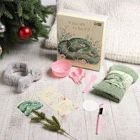 Набор подарочный "Змейка" полотенце и акс Набор подарочный "Змейка" полотенце и акс