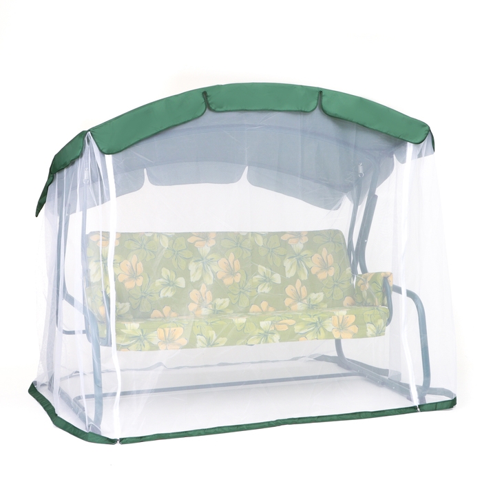 Качели садовые Качели садовые "Мадрид", 209 х 127 х 166 см, макс. нагрузка 220 кг, цвет зеленый