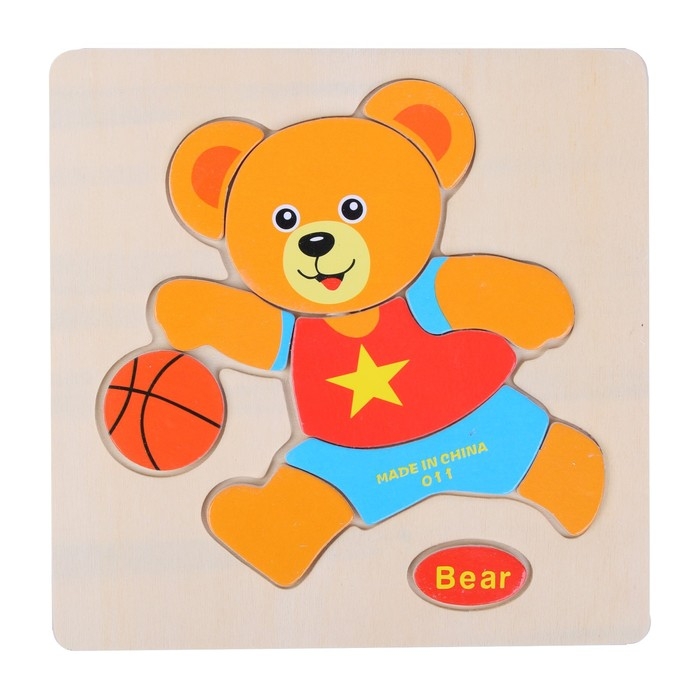 Рамки-вкладыши &laquo;Животные, насекомые&raquo; 15 &times; 15 &times; 0,5 см, МИКС