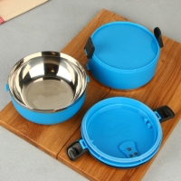 Ланч - бокс &laquo;Время обеда&raquo;, 2 отделения по 500 мл, 13х17 см