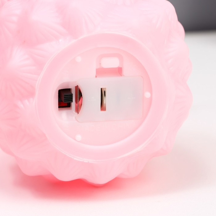 Ночник пластик Ночник пластик "Ананас" МИКС LEDх1 8х8х13 см RISALUX