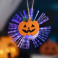 Светодиодная игрушка &laquo;Тыква&raquo; 10 см, батарейки AG13х3 (в комплекте), свечение мульти