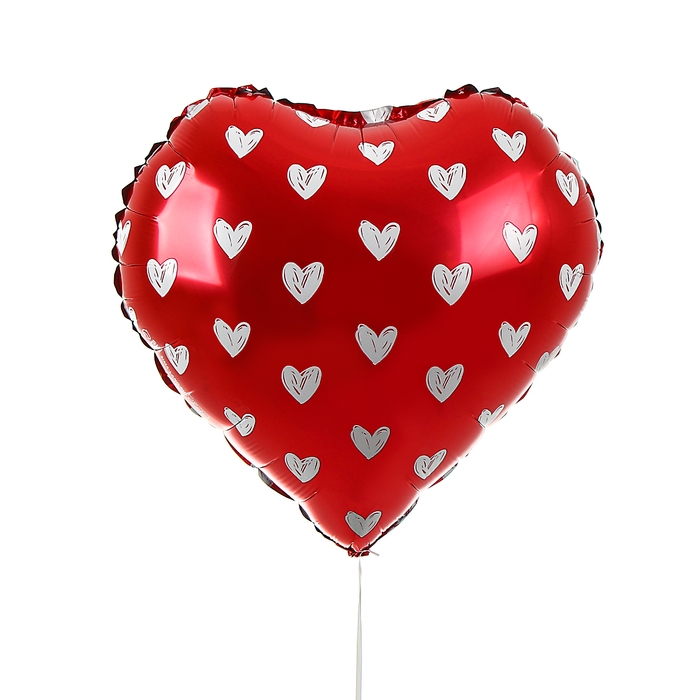 Воздушный шар фольгированный 18" &laquo;Сердечки&raquo;, сердце