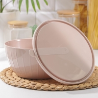 Салатник с крышкой &laquo;Fiesta&raquo;, 2,8 л, цвет МИКС