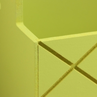 Кашпо деревянное "Эллада большая, сетка", с ручкой, 25&times;12,5&times;10(25) см Фисташковый