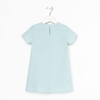 Платье детское с карманом KAFTAN, р. 34 (122-128), мятный Платье детское с карманом KAFTAN, р. 34 (122-128), мятный