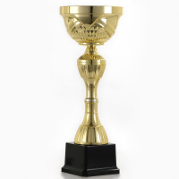 Кубок 134D, наградная фигура, золото, подставка пластик, 26&times;8&times;7.5 см
