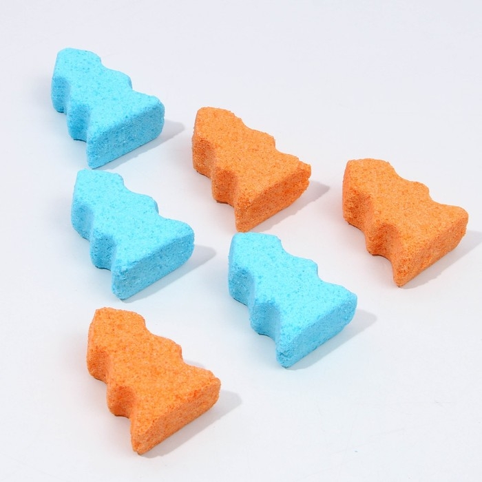 Подарочный набор косметики &laquo;Уютного года!&raquo;, бомбочки для ванны, 6 х 30 г, аромат мандарина, Новый Год