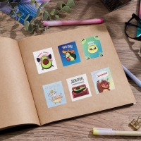 Наклейки-стикеры, набор,&laquo;Радужные наклейки&raquo;, 6 х 7 см, 50 шт