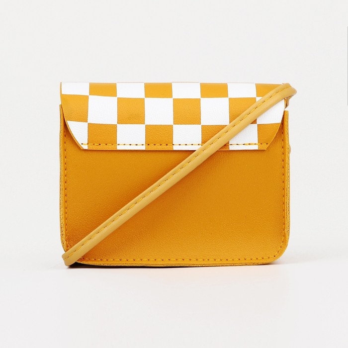 Сумка детская для девочки на магните, длинный ремень, цвет жёлтый Сумка детская для девочки на магните, длинный ремень, цвет жёлтый