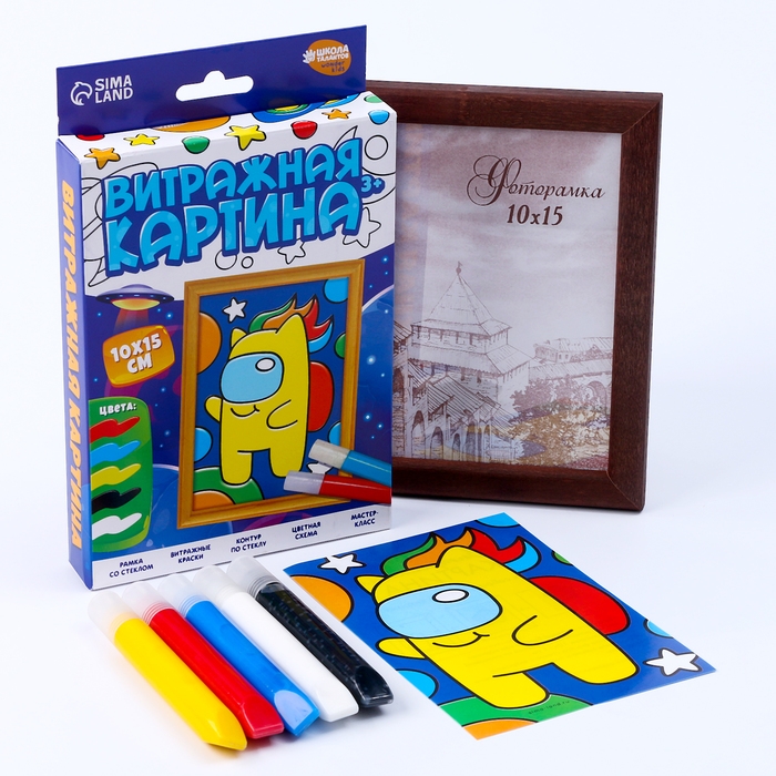 Витражная мини-картина &laquo;Космический мир&raquo;