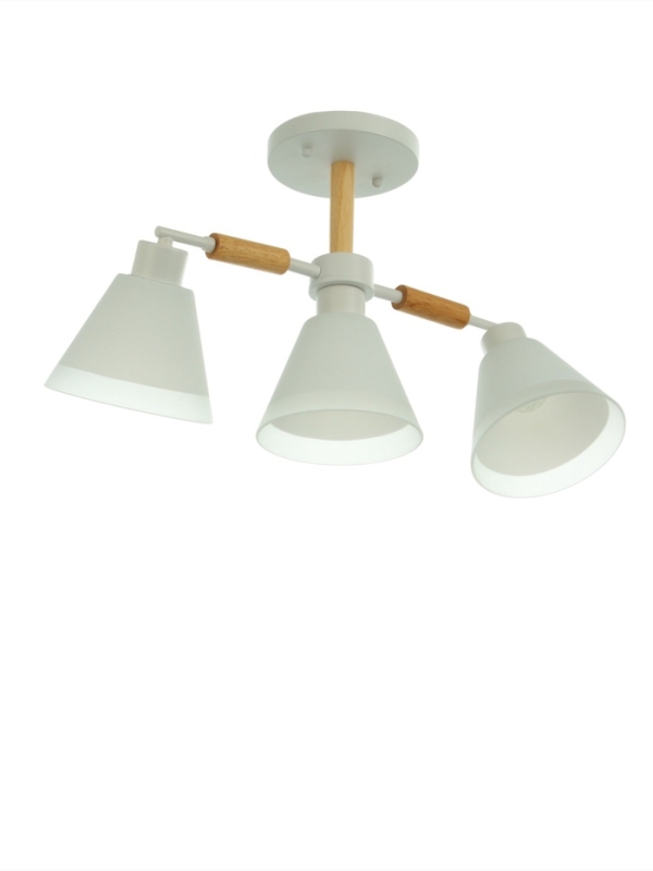 Люстра "Вудли" 3хЕ27 40Вт белый 60х16х29 см