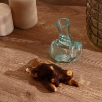 Вазон стекло на дереве "Эстетика" 20х15х9 см